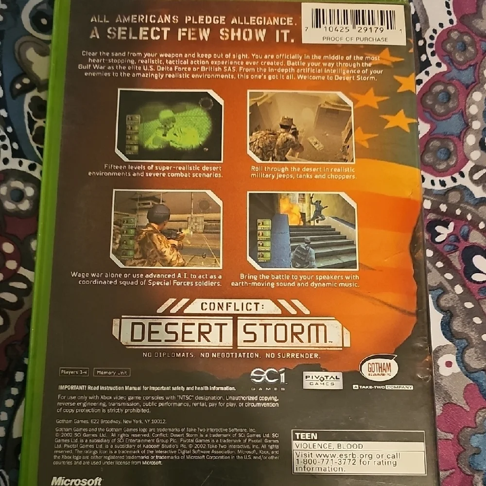 Conflict: Desert Storm Xbox Game